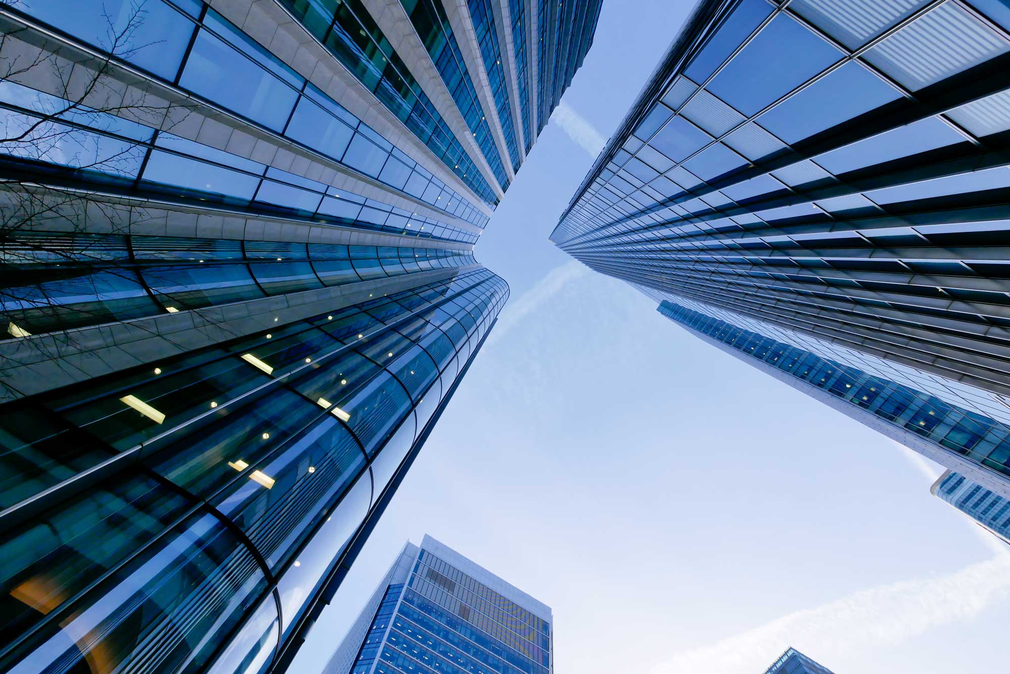 building-perspective-blue-sky